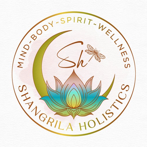 Holistic Wellness business seeks logo representing zen, wellness, peace, harmony and well-being. Design by Ela Brigal