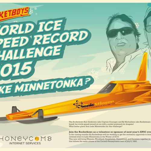 Create event poster for World Record Speed Event! Design by prim