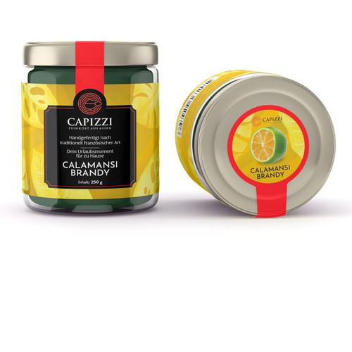 Label for exclusive fruit spreads made of tropical fruit Design by CK Graphic