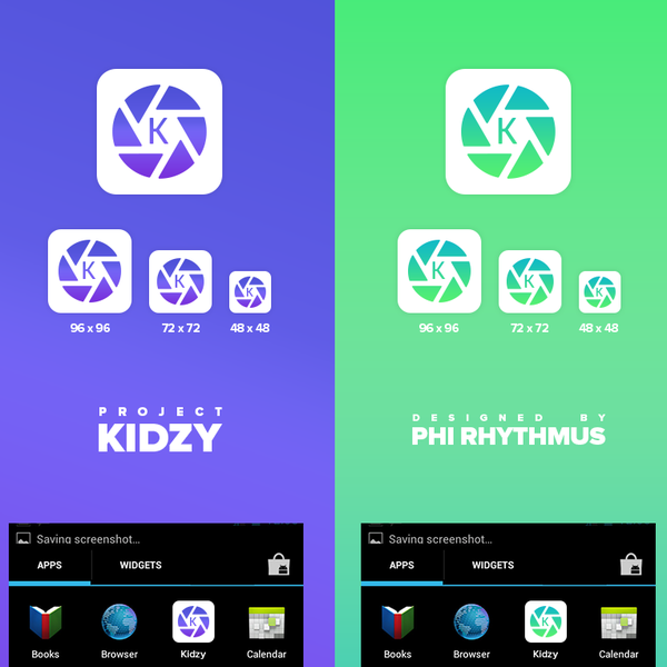  App Icon - attractive and professional Kidzy app icon for Android