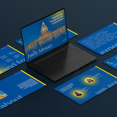 PowerPoint template contest entry by H.D.