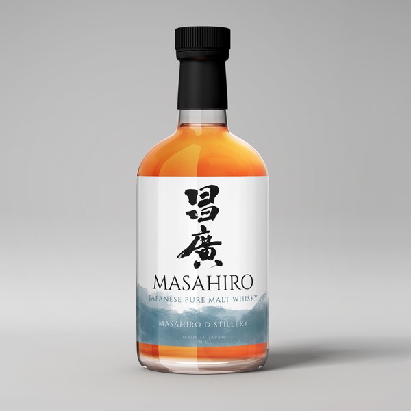  Product label design of Japan Whiskey