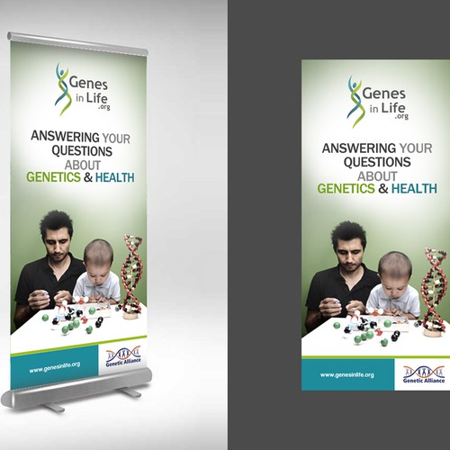 Create a conference poster for Genetic Alliance! Design by sougatacreative