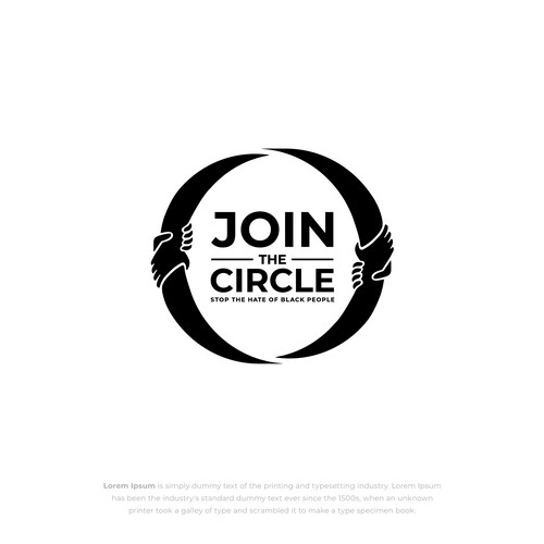 Anti racism logo Design by CreativeJAC