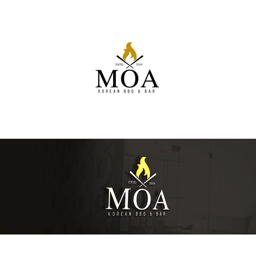 Korean BBQ & Bar Logo Design Design by BRANDWER