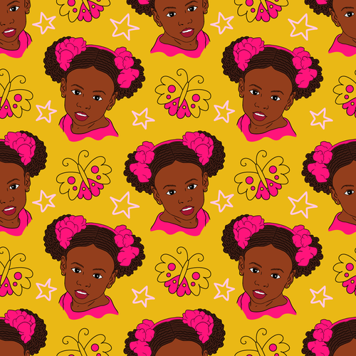 Bucket Hat Designs for Girls (black culture theme) Design by Anjelita