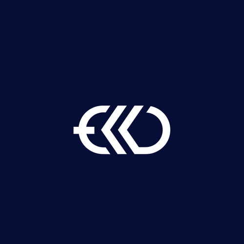 SIMPLE LOGO - ekko Letters then dm after Design by JANTUNGHATI