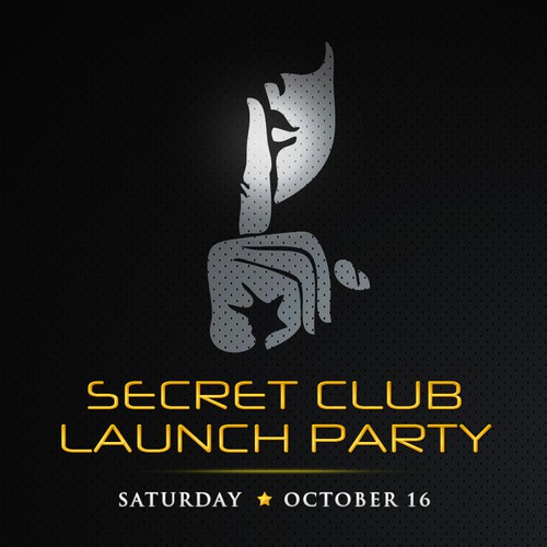 Exclusive Secret VIP Launch Party Poster/Flyer Réalisé par Mary_pile