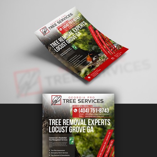 Branding for a Tree Removal Service Diseño de A2Z ♈︎BRANDING♈︎©