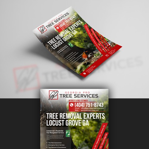 Branding for a Tree Removal Service Design by A2Z ♈︎BRANDING♈︎©