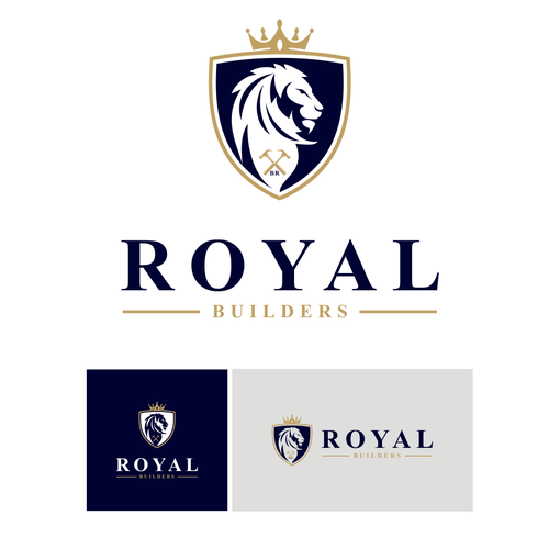 Design a "royal" logo for a new construction company startup. Design by Jeck ID