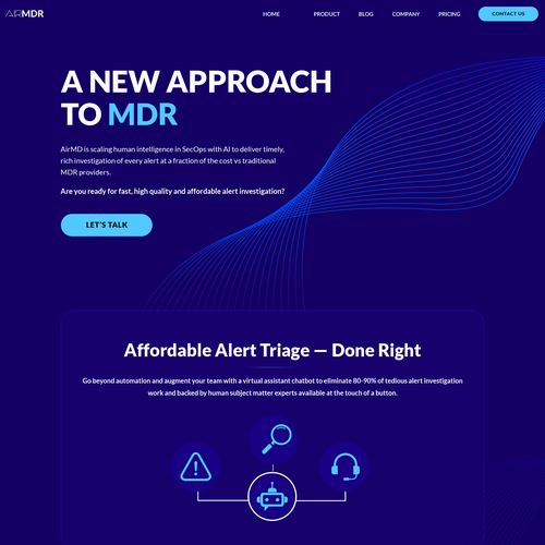 Bold Elegant Tech Website Homepage Design by Pinku