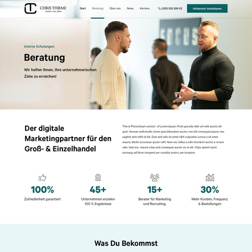 Web page design contest entry by Isaac Creative