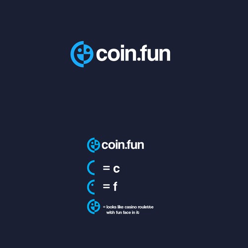 Coin.fun – Crypto Casino/Gambling Logo Design by CLEOPUTRI ™