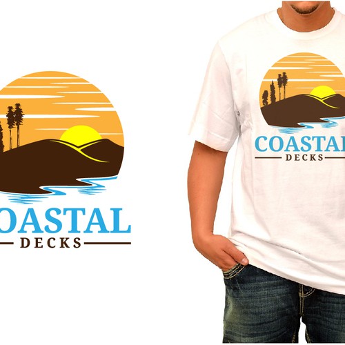 Create an elegant yet playful and clever logo for Coastal Decks!!! Design by Muchsin41