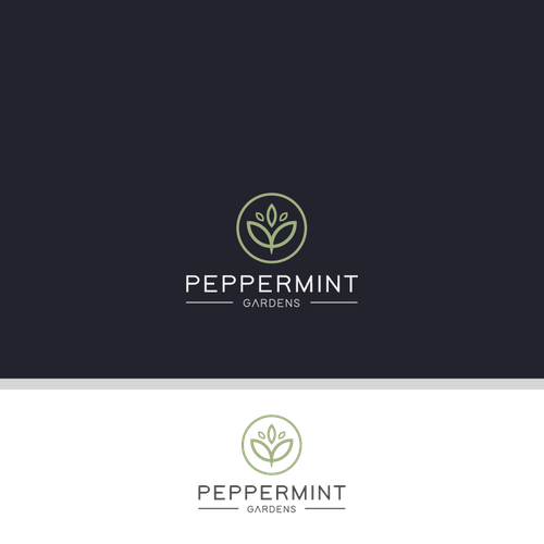 Peppermint Gardens Logo Design by Catalin T.