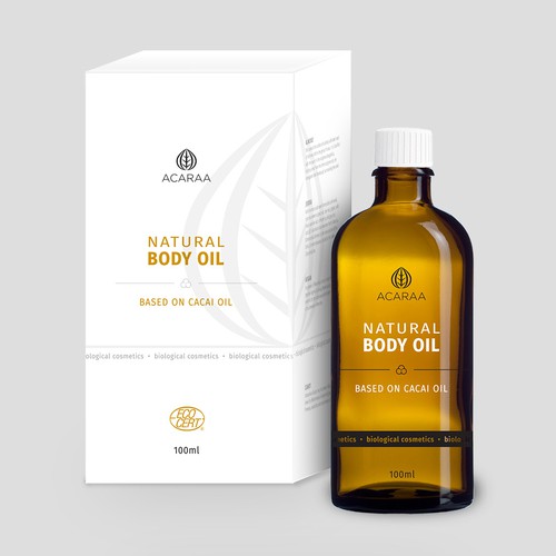 Creative Packaging Design for Natural Cosmetic Line Design by Floating Baron