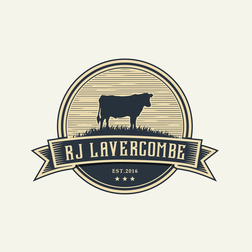 Cattle Farming Logo-ontwerp door ARIAL studios