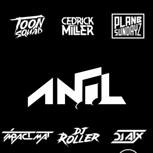 anil DJ artist,Music producer logo