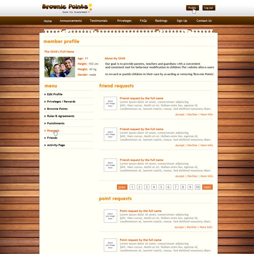 New website design wanted for Brownie Points デザイン by nazarene gonzales