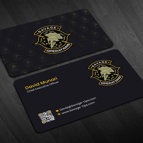Business Card & Letterhead for Armed Security Agency Design by Design_SKR