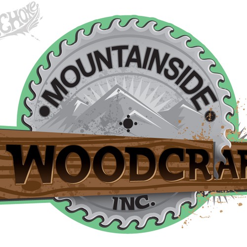 Create the next logo for MOUNTAINSIDE WOODCRAFT, INC Réalisé par RA_Graphics
