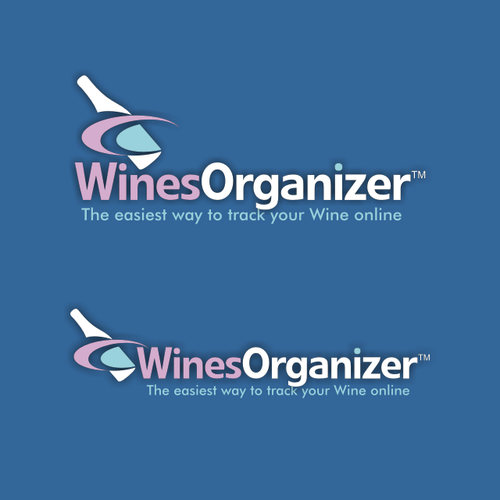 Wines Organizer website logo Design by Rev Creations