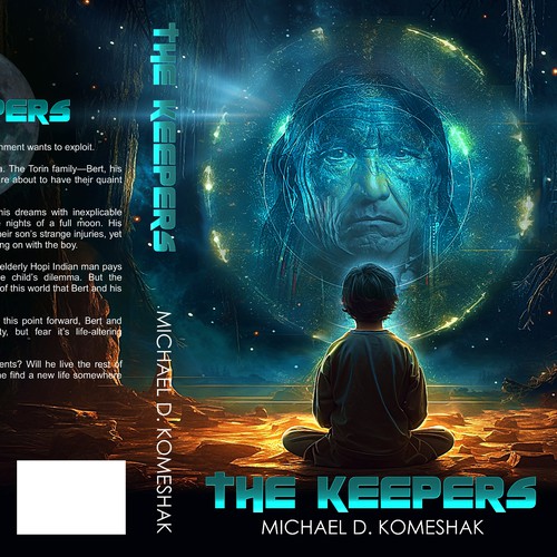 Design a mystical-themed book cover for a story about an astral traveling boy. Design by SusansArt