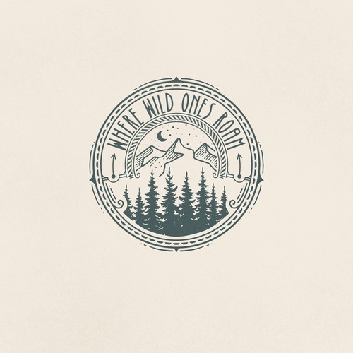 Adventure-Themed Travel Logo for Nomadic Family Design by OmHay
