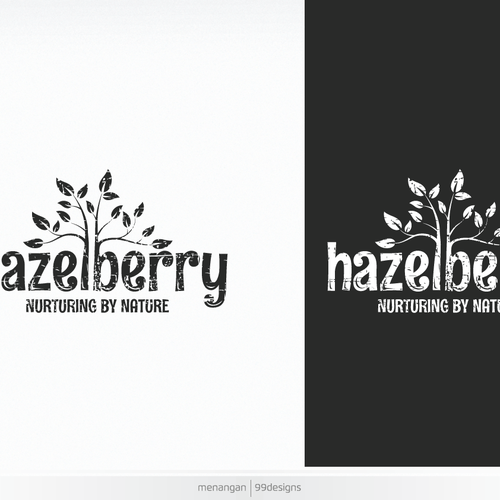 Hazelberry Logo Boutique Raw Organic Back To Nature Food Products Concursos De Logotipos 99designs