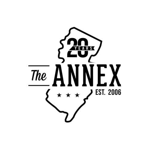 "The ANNEX Celebrates 20 Years!" winning Logo design