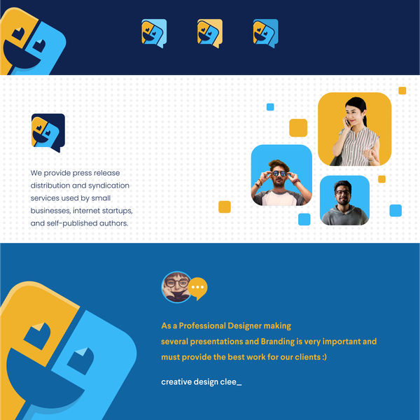 Design by clee_ titled "unique design for communication  industry "