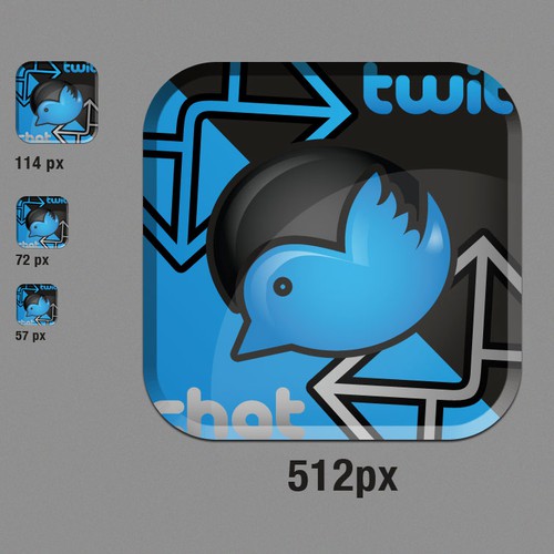 Create iOS App Icon for TwitChat™ for Twitter  Design by akaVanyok