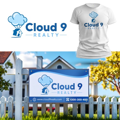 The sky is the limit. Please brand our dream logo for Cloud 9 Realty Design by Tsunami_99