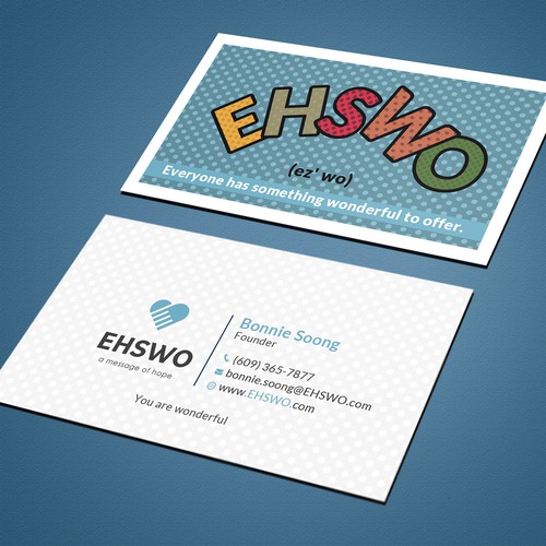 A Cool, Fun Business Card That's Not Really A Business Card - Have fun with this!!!  EHSWO.com Design by Roni_