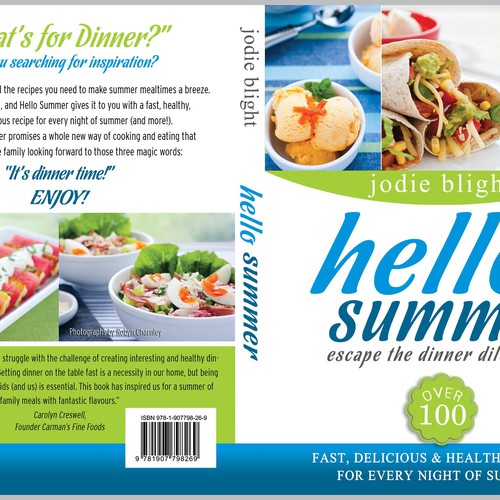 hello summer - design a revolutionary cookbook cover and see your design in every book shop Diseño de LilaM