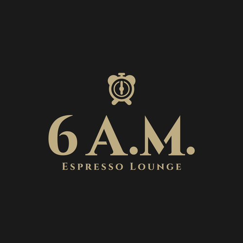 Design an enticing logo for 6 A.M. Espresso Lounge Design by Orange_