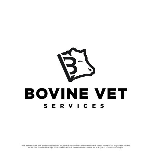 Design a bold cattle logo for Montana veterinary practice Design by opiq98