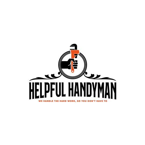 Handyman branding for new business in Iowa Design by Litoss