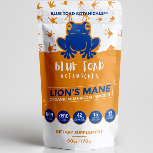 Blue Toad Botanicals™ Needs A Fun & Creative Package Design! Design by Bittu2015