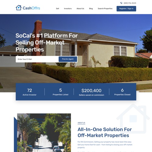 Real Estate Platform Design by FuturisticBug
