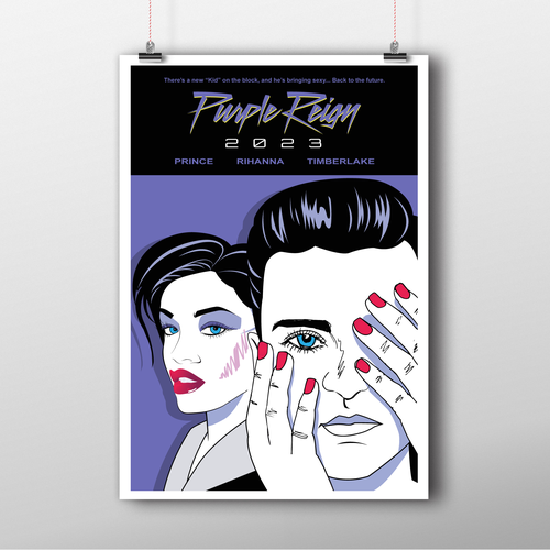 Create your own ‘80s-inspired movie poster! Diseño de Paint Pixel