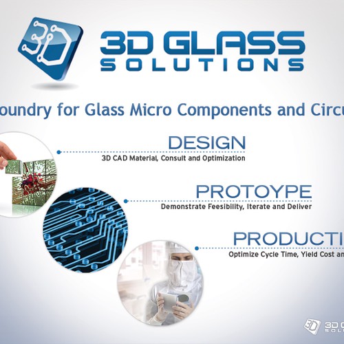 3D Glass Solutions Booth Graphic Design by DESIGNSMITH™