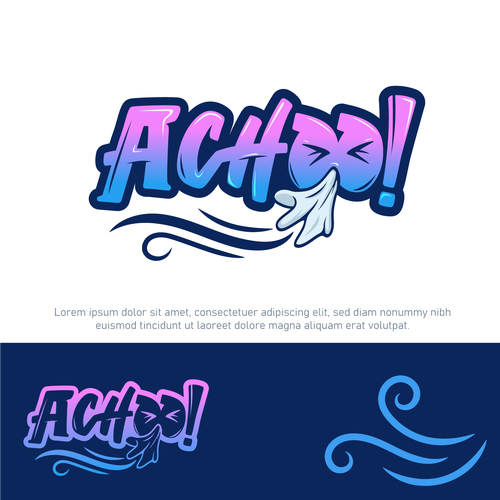 Unleash Your Creativity: Design a Street Art-Inspired Logo for Achoo! Tissues. Design by Dynamic Designs Pk