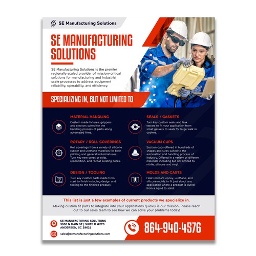 Clean single page line card for potential customers Design by niki99