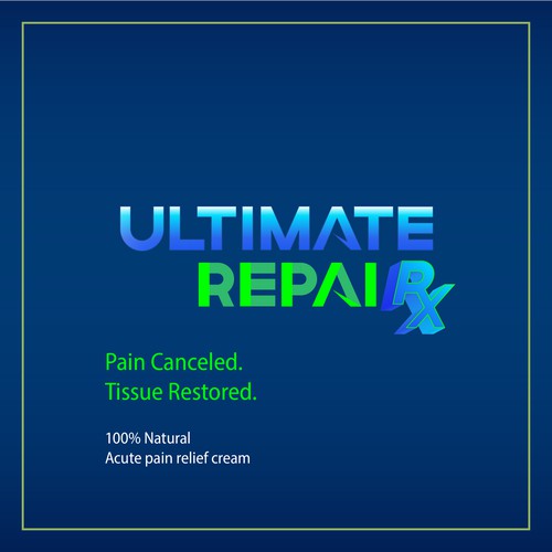 Create a logo for a high end all natural pain relief and repair cream Diseño de Francesca Macri