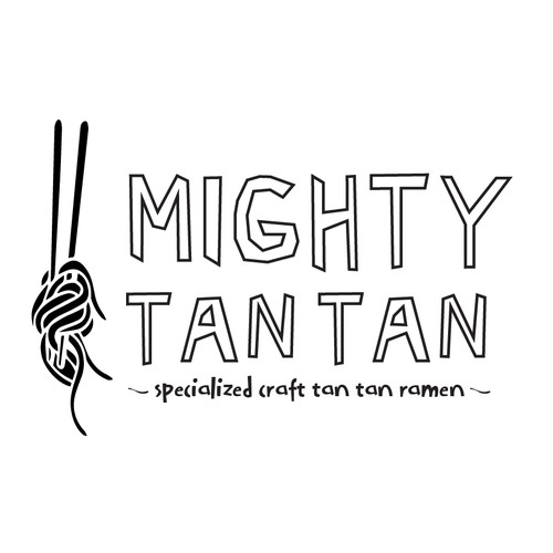 Japanese Tan Tan Ramen Shop Logo Design by Brainroot