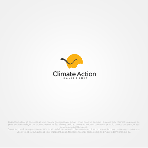 Climate Action California Logo Diseño de pixelgarden