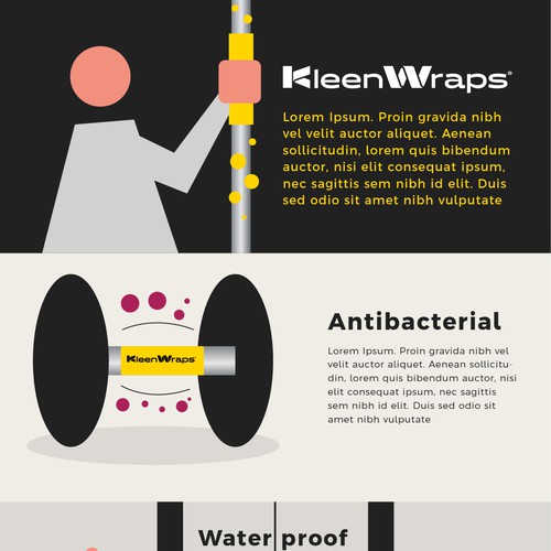 Informative Illustration for Futuristic PPE Design by Kyu & Zo