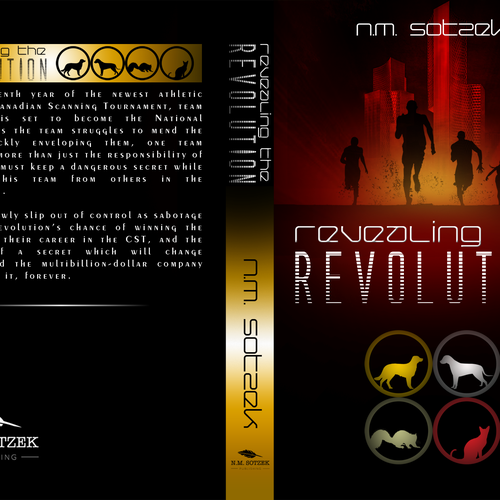 Design an awesome cover for Science/sports-fiction novel 'Revealing the Revolution' Design by 88dsgnr